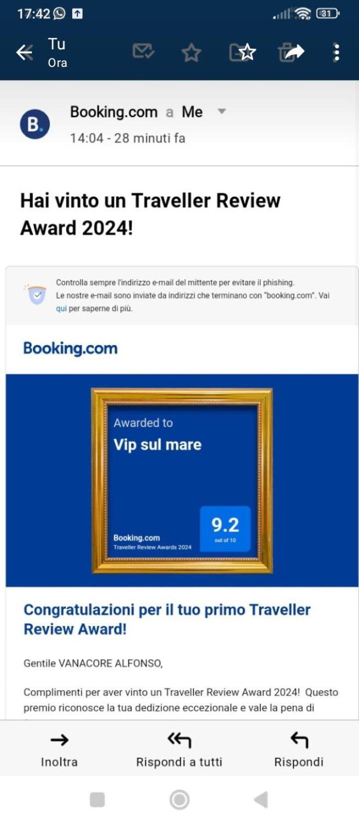 Bed and Breakfast Vip Sul Mare Castellammare di Stabia Exteriér fotografie
